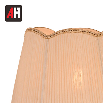 New design aluminum decorative fabric lampshade marble base table lamp